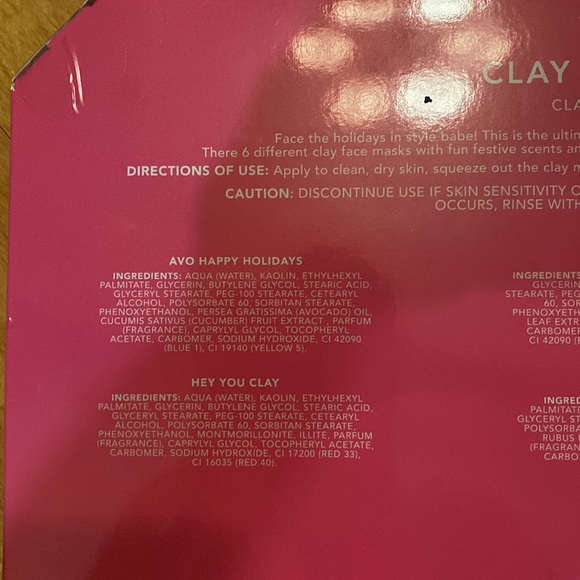 Clay face mask gift set - Picture 5 of 7